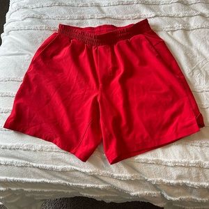 Lululemon red swim shorts medium